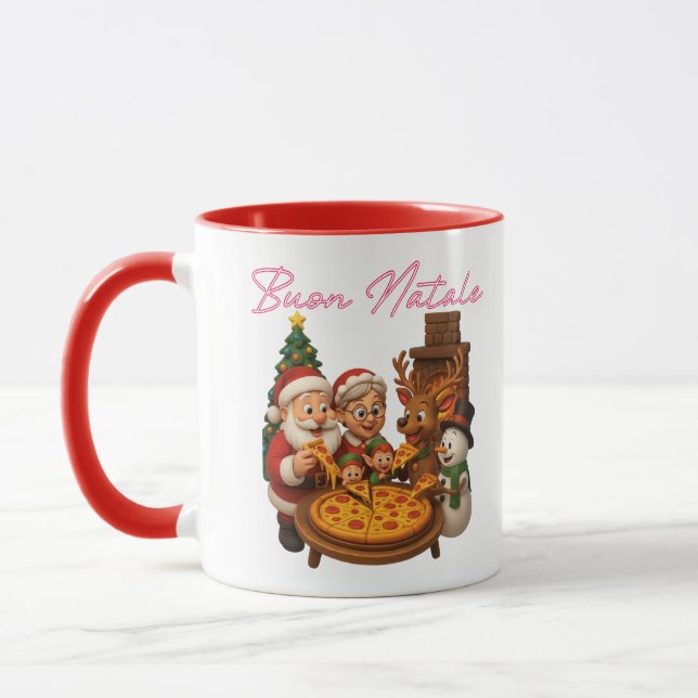 God Jul Pizzafest  Mugg (Vänster)