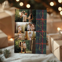 God Jul Plaid Folie Familjefoto Högtid