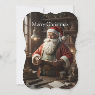 God Jul Platt Julkort Tomte Kort