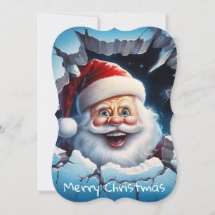 God Jul Platt Julkort Tomte Kort
