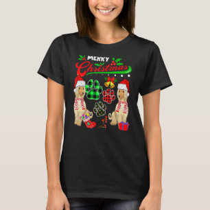 God jul Play Hund Tass 2 Santa Afghan Ho T Shirt
