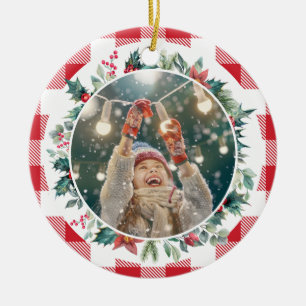 God jul Play Photo Mistletoe Julgransprydnad Keramik