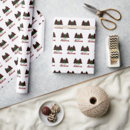 God jul PMönster Julgran Presentpapper