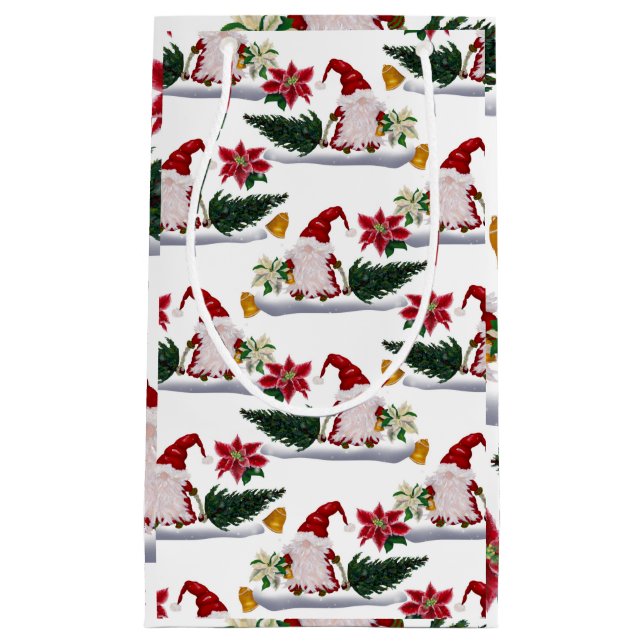 God jul, Poinsettia och Klockor (Framsidan)