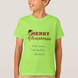 God jul Poinsettia Wandeans Monogram T Shirt