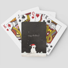 God jul Polar Bear! Casinokort