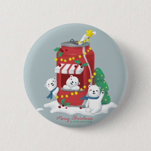 God jul: Polar Bear & Soda Can Knapp