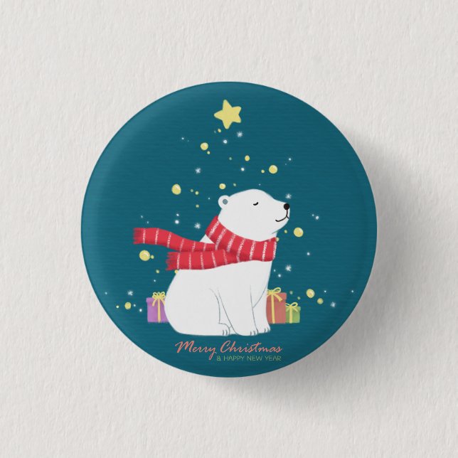 God jul: Polar Illustration Art Knapp (Framsida)