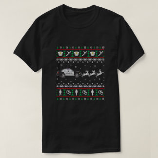 God jul polistjänsteman Ugly Sweater Gift T Shirt