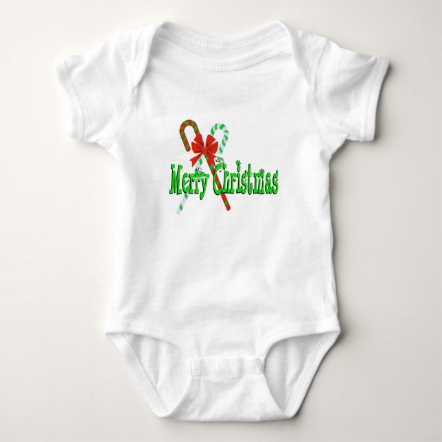 God jul Polkagrisar Tee Shirt (Framsida)
