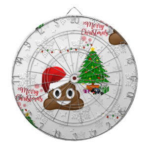 god jul poo emoji darttavla