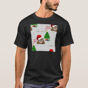 god jul poo emoji tee