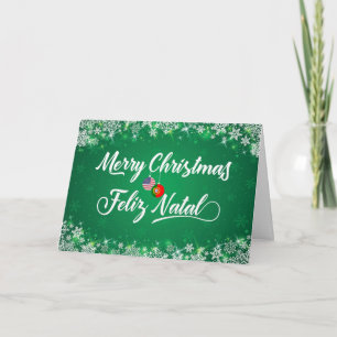 God jul portugisiskt kort, Feliz Natal Helgkort