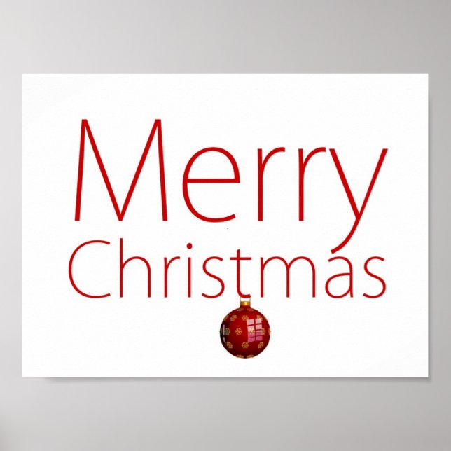 God jul! poster (Framsidan)
