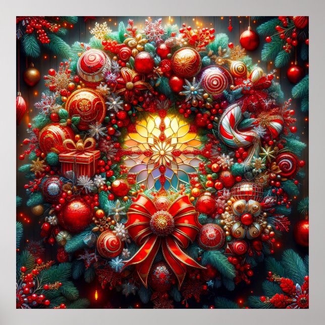 God jul, Poster (Framsidan)