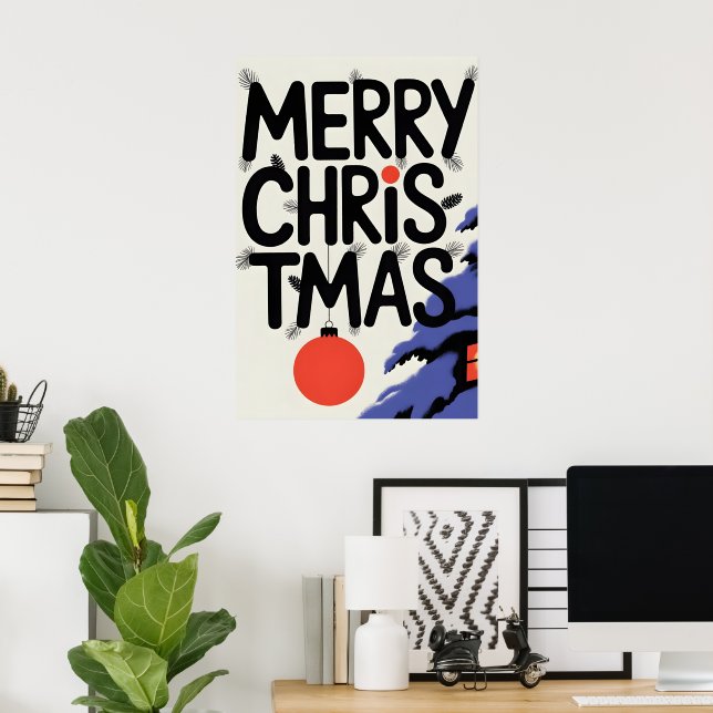 God Jul Poster (Hemmakontoret)