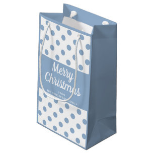 God jul Powder Blue Polka dots