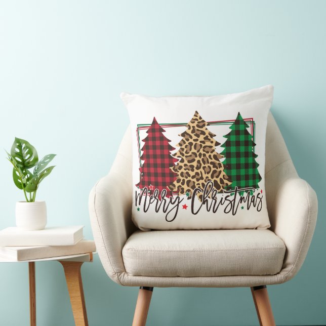 God jul Pput träd Kudde (Stol)