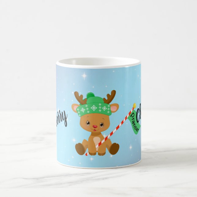 God jul Prancer Reindeer Kaffemugg (Center)