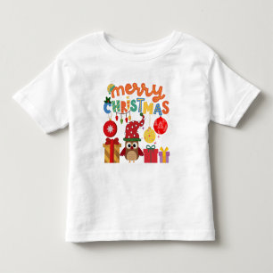 GOD JUL PRESENTER LJUS SANTA NYÅRET KVÄLL T SHIRT