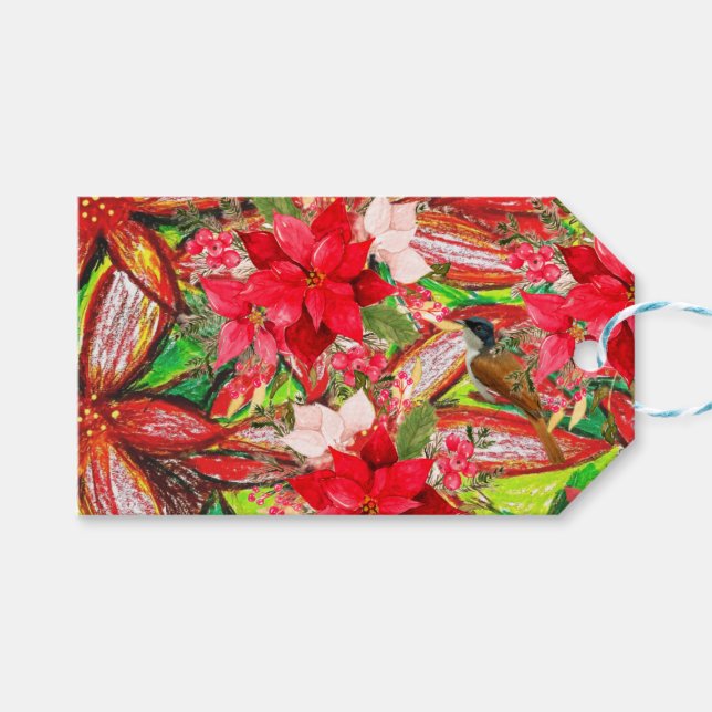 God jul! presentetikett (Framsidan (Horisontell))