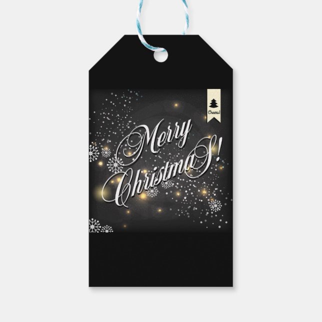 God jul presentetikett (Baksidan)