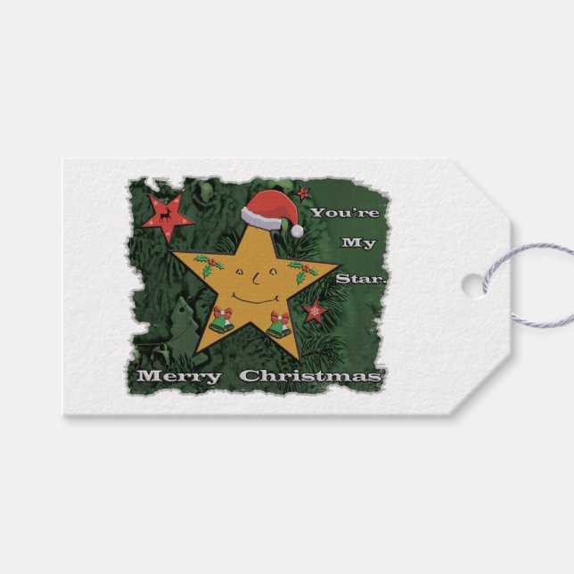 God jul presentetikett (Framsidan (Horisontell))