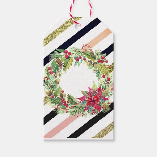 God jul! presentetikett (Framsidan)