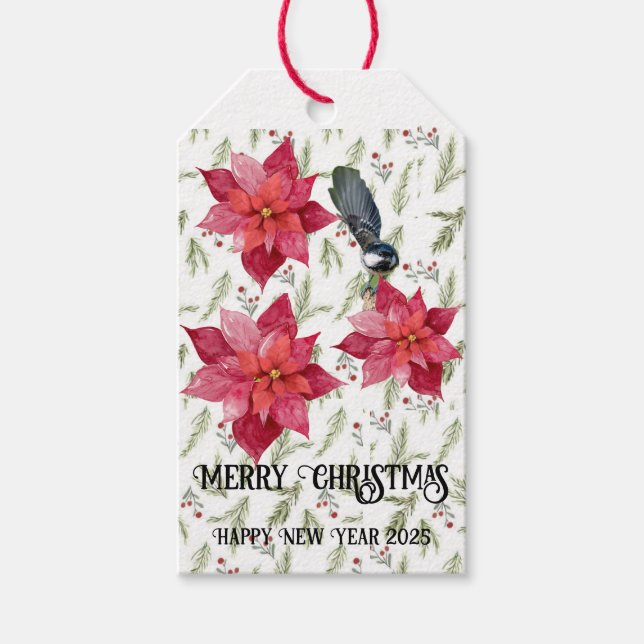 God jul! presentetikett (Framsidan)