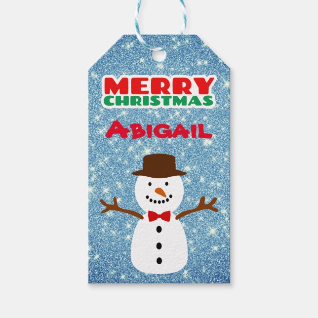 God jul presentetikett (Framsidan)