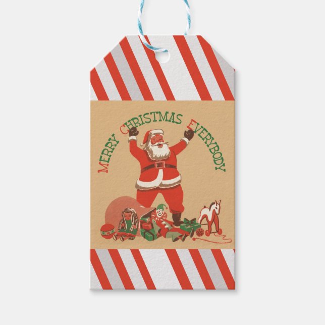 God jul presentetikett (Framsidan)