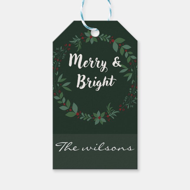 God jul presentetikett (Framsidan)