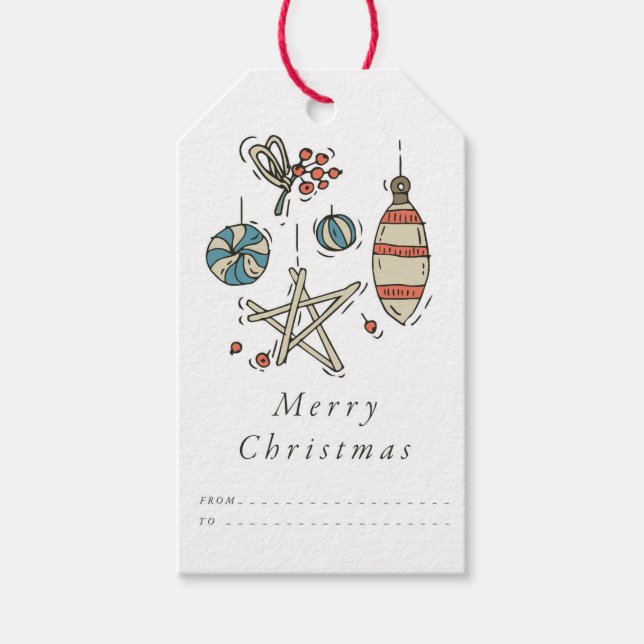 God jul presentetikett (Framsidan)