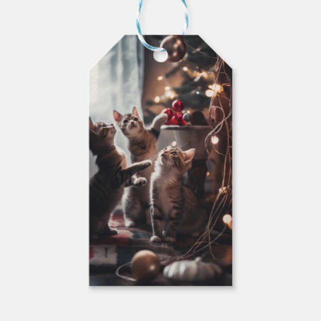 God jul! presentetikett (Framsidan)
