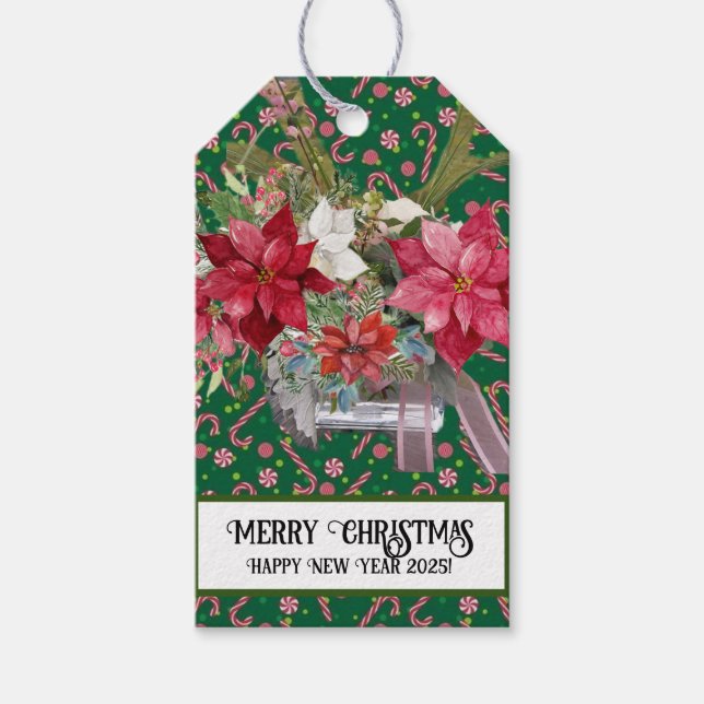 God jul! presentetikett (Framsidan)