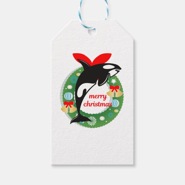 god jul presentetikett (Framsidan)