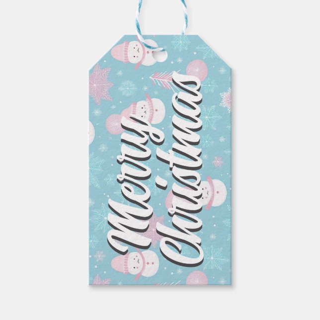 God jul presentmärkre presentetikett (Framsidan)