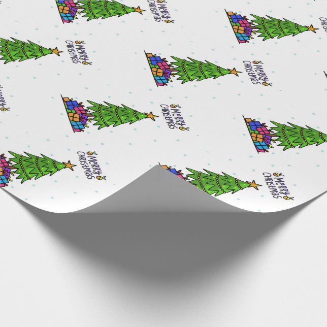 God jul presentpapper (Hörn)