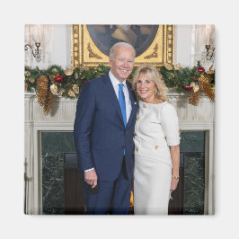 God jul, president Joe Biden och Dam 1:a Magnet