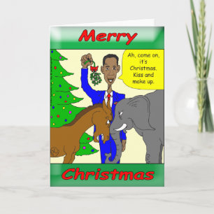God jul president Obama Helgkort