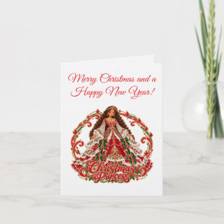 God Jul Prinsessa och ett Gott Nytt År! Helgkort
