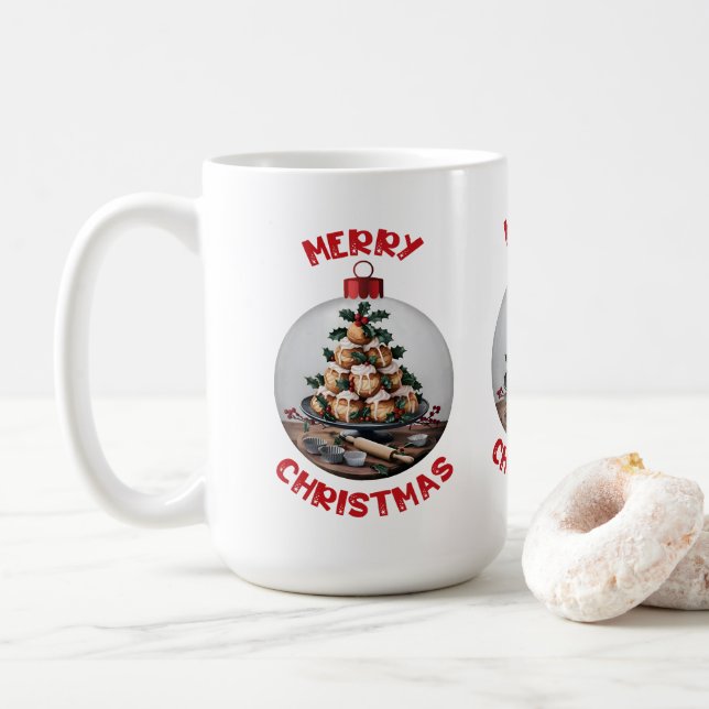 God Jul Profiterole Julgranskula Kaffemugg (Med munk)