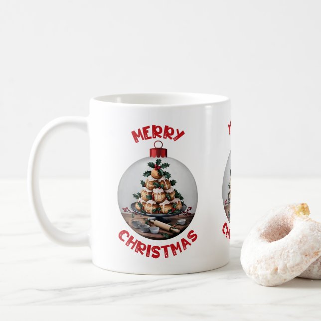 God Jul Profiterole Julgranskula Kaffemugg (Med munk)