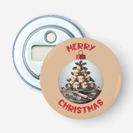 God Jul Profiterole Kula Flasköppnare
