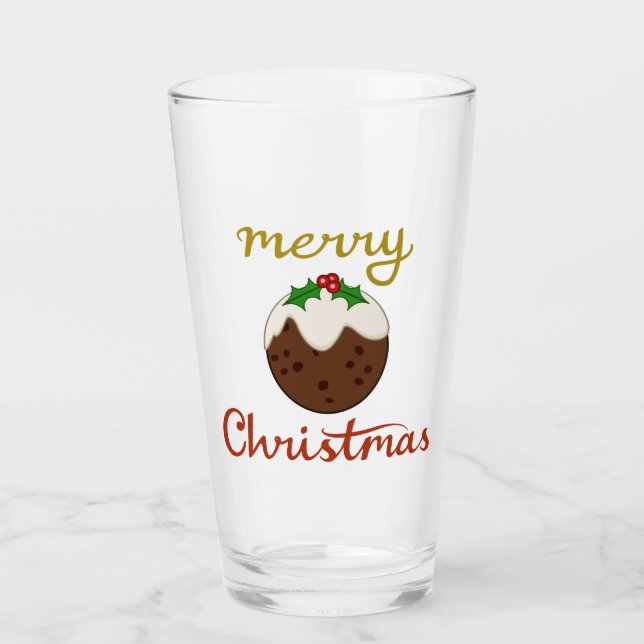 God jul+Pudding Design Glaskopp (Framsida)