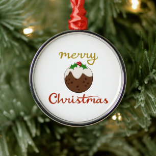 God jul+Pudding Design Julgransprydnad Metall