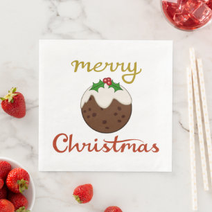 God jul+Pudding Design Pappersservett