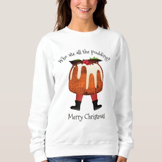 God jul Pudding T Shirt (Framsida)