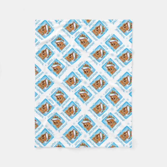 God jul, Pudel Fleecefilt (Framsidan)