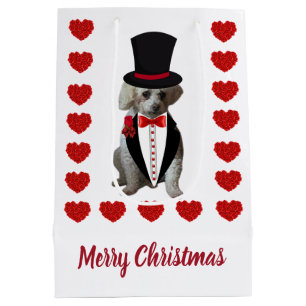 God jul Pudel Gift Bag